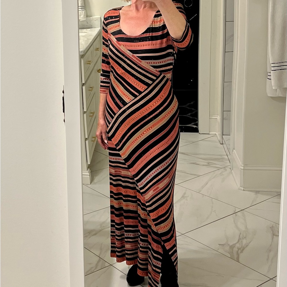 Peruvian Connection Circe Stripe Dress